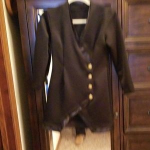Black jacket dress
